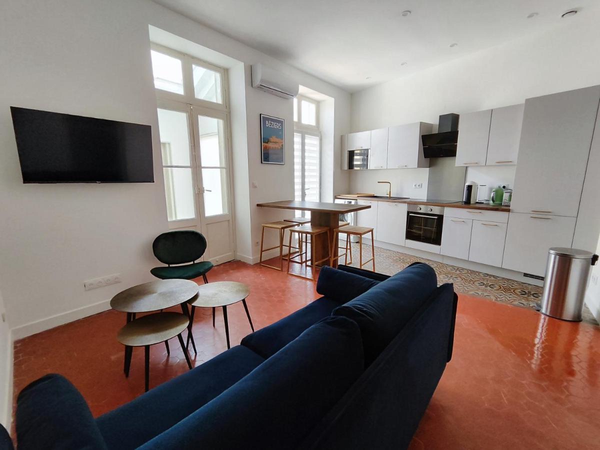 Bright And Modern 3-Bedroom Apartment, 90M2 With Air Condition, In Μπεζιέ Εξωτερικό φωτογραφία